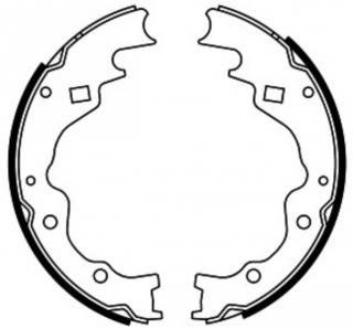 Тормозные колодки&nbsp;C03025ABE&nbsp;(ABE)