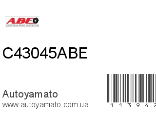 Тормозной диск C43045ABE (ABE)