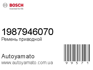 Ремень приводной 1987946070 (BOSCH)