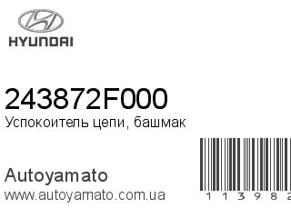 Успокоитель цепи, башмак 243872F000 (HYUNDAI)