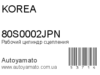 80S0002JPN (KOREA)