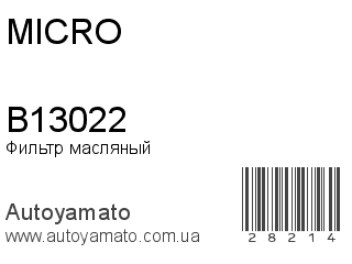 B13022 (MICRO)