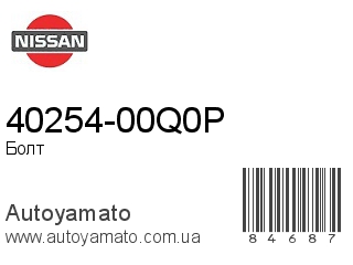40254-00Q0P (NISSAN)