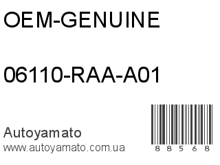 06110-RAA-A01 (OEM-GENUINE)