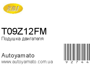 Подушка двигателя T09Z12FM (RBI)