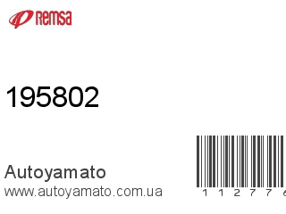 Тормозные колодки 195802 (REMSA)