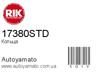 Кольца 17380STD (RIK)