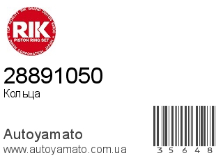 Кольца 28891050 (RIK)