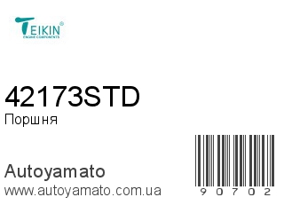 Поршня 42173STD (TEIKIN)