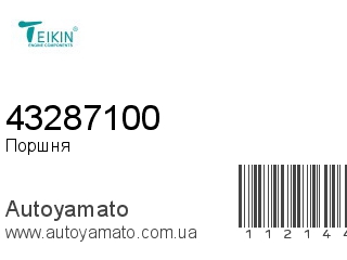 Поршня 43287100 (TEIKIN)