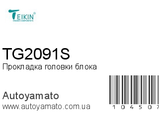 Прокладка головки блока TG2091S (TEIKIN)
