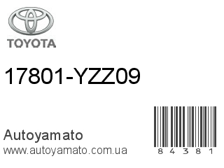 17801-YZZ09 (TOYOTA)