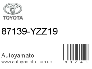 87139-YZZ19 (TOYOTA)